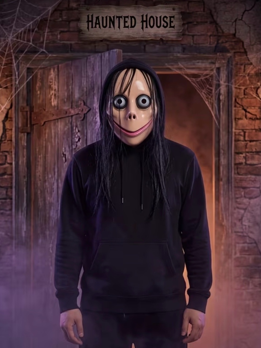 Creepy Momo Mask - Picture 4 of 4